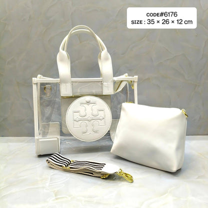 Tory Burch
ᴛʀᴀɴsᴘᴀʀᴇɴᴛ ᴛᴏᴘ ʜᴀɴᴅʟᴇ
ɪɴᴄʟᴜᴅᴇ ᴛʜᴇ ᴘᴏᴜᴄʜᴇs
ᴡɪᴛʜ ʟᴏɴɢ sᴛʀᴀᴘ
sɪᴢᴇ : 35 cm

105 dhs🇦🇪

Zain31
♥️♥️♥️