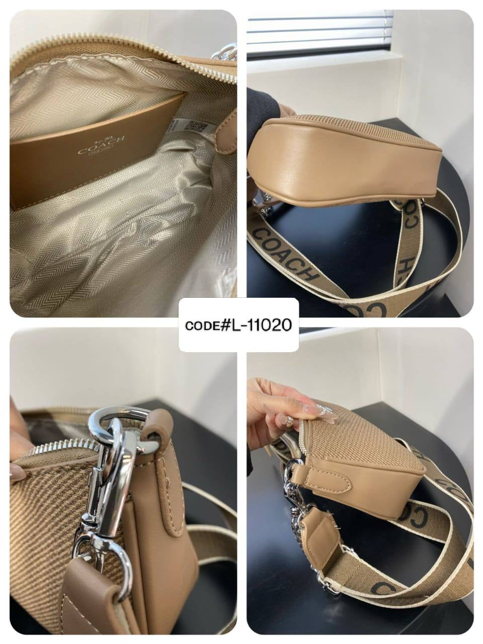 COACH ᴛᴇʀɪ
sʜᴏᴜʟᴅᴇʀ ᴄʀᴏssʙᴀɢ
sɪʟᴠᴇʀ ʜᴀʀᴅᴡᴀʀᴇ
sɪᴢᴇ: 24 cm

65 dhs🇦🇪

Zain31
♥️♥️♥️