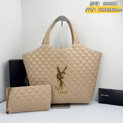 YSL 
ICARE in leather material 3 available premium quality 
300 dhs🇦🇪

#58cm

Zain228
♥️♥️♥️
