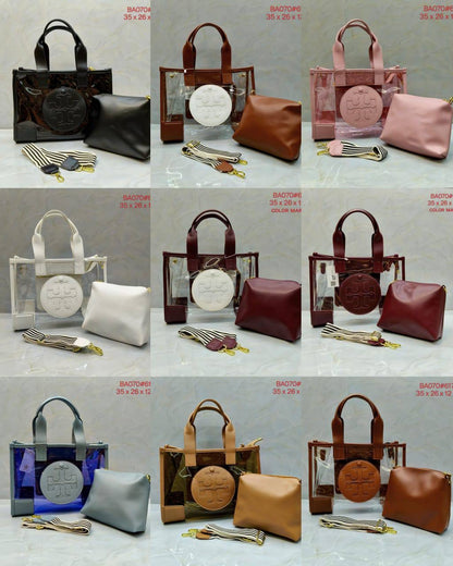 Tory Burch
ᴛʀᴀɴsᴘᴀʀᴇɴᴛ ᴛᴏᴘ ʜᴀɴᴅʟᴇ
ɪɴᴄʟᴜᴅᴇ ᴛʜᴇ ᴘᴏᴜᴄʜᴇs
ᴡɪᴛʜ ʟᴏɴɢ sᴛʀᴀᴘ
sɪᴢᴇ : 35 cm

105 dhs🇦🇪

Zain31
♥️♥️♥️