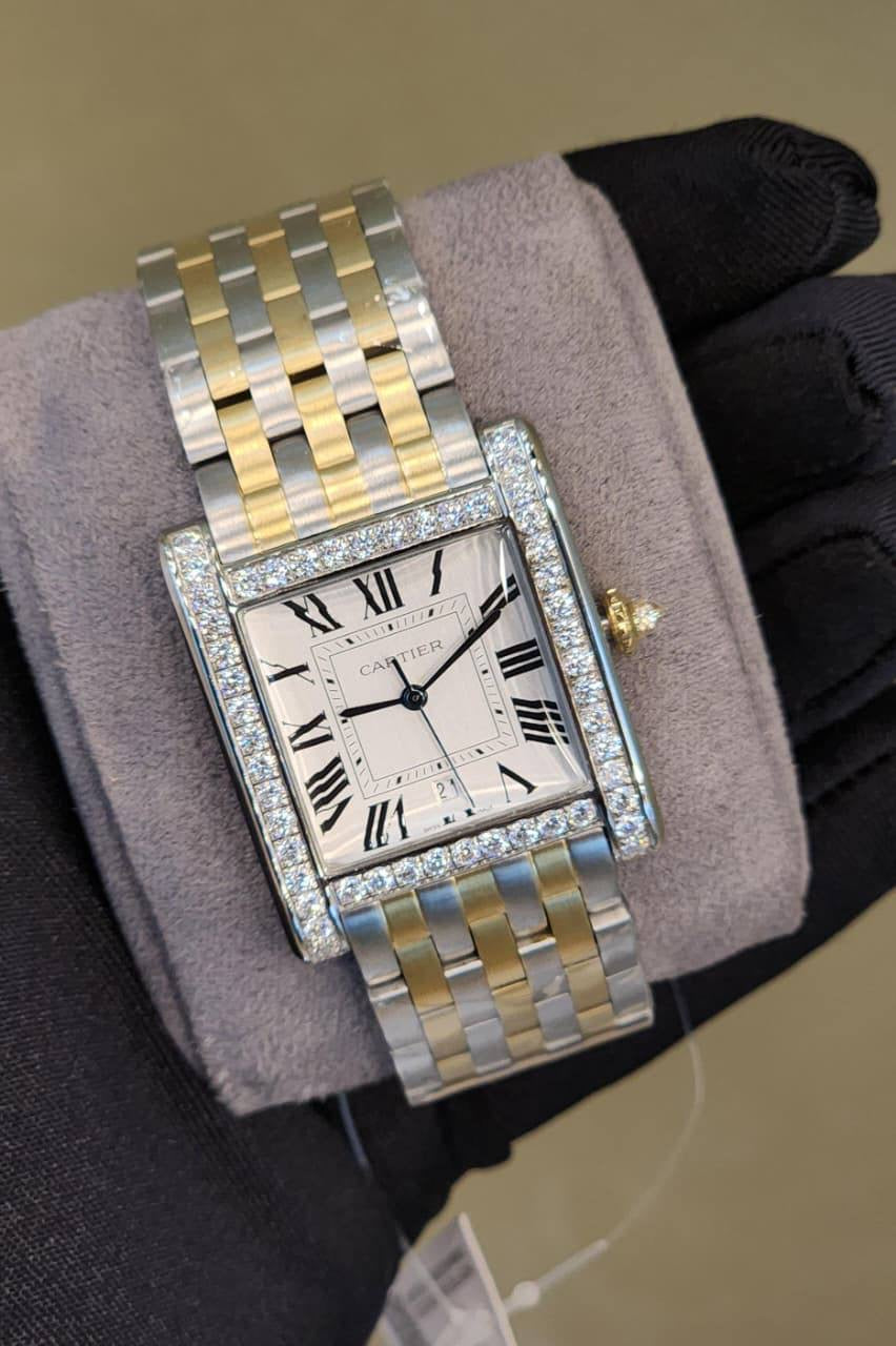 Cartier 
watch for ladies 
good quality with stone 
270 dhs🇦🇪

Zain59
♥️♥️♥️