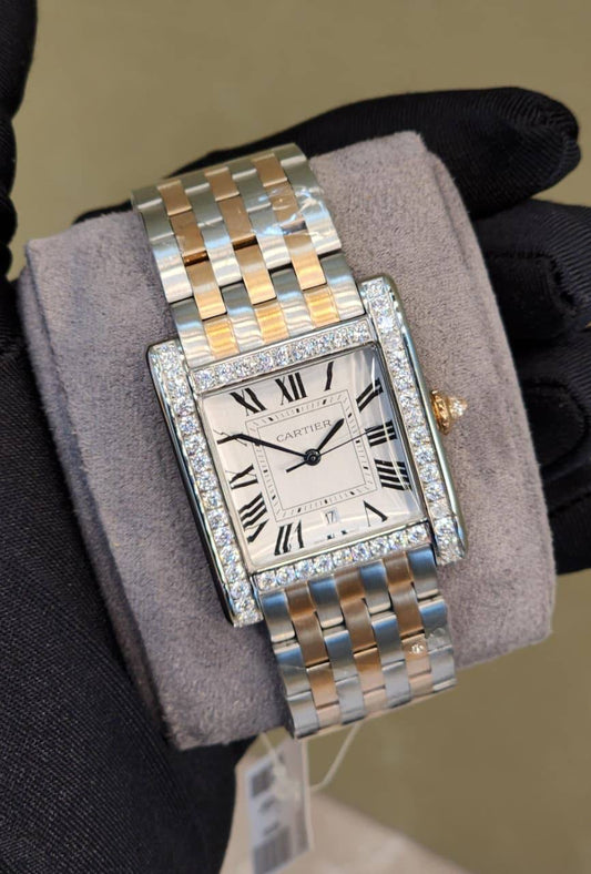 Cartier 
watch for ladies 
good quality with stone 
270 dhs🇦🇪

Zain59
♥️♥️♥️
