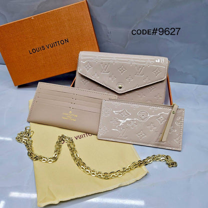 LV
ғᴇʟɪᴄɪᴇ́ ᴘᴏᴜᴄʜᴇᴛ 3ɴ1
 • ᴍᴀᴛᴛᴇ ʟᴇᴀᴛʜᴇʀ 
 • ɢʟᴏssʏ ᴍᴀᴛᴇʀɪᴀʟ
 • ᴍᴏɴᴏɢʀᴀᴍ ʟᴇᴀᴛʜᴇʀ
ɢᴏʟᴅ ᴄʜᴀɪɴ ʜᴀʀᴅᴡᴀʀᴇ
sɪᴢᴇ : 22 cm

ᴡɪᴛʜ BOX
🎁🎁🎁

70 dhs🇦🇪

Zain31
♥️♥️♥️