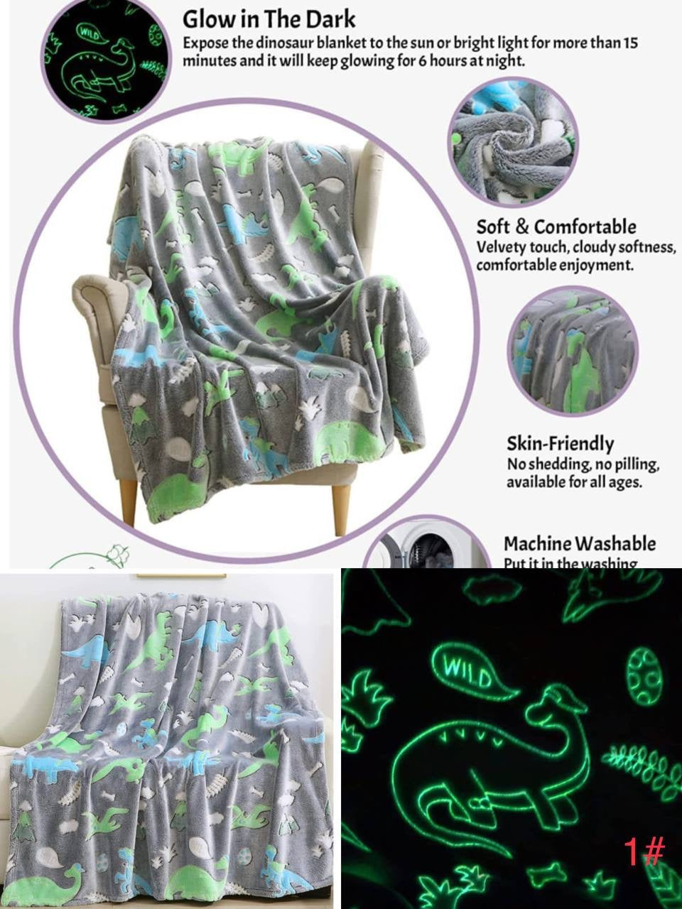 Magic blanket
Kids 
New collection 
Magic blanket 
Soft and comfortable 
Size 150”180
With boxes 🧳🧳🧳
50 dhs🪙

Zain99
♥️♥️♥️