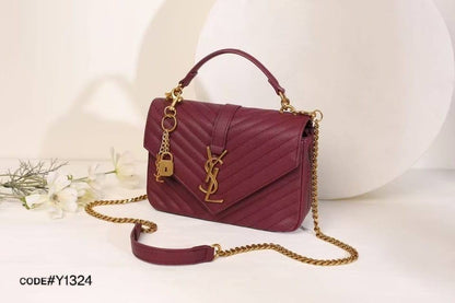 YSL - ʏᴠᴇs sᴀɪɴᴛ ʟᴀᴜʀᴀɴᴛ
ᴄᴏʟʟᴇɢᴇ  ᴍᴇᴅɪᴜᴍ ʙᴀɢ ǫᴜɪʟᴛᴇᴅ ʟᴇᴀᴛʜᴇʀ
ɢᴏʟᴅ ʟᴀᴄᴇ ʜᴀʀᴅᴡᴀʀᴇ
sɪᴢᴇ : 23 x 7 x 14 cm
ᴡɪᴛʜ BOX
🎁🎁🎁

95 dhs🇦🇪

Zain31
♥️♥️♥️