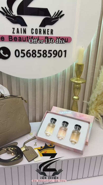 Offer 🎁 
130 dhs

Lv bag 
Perfume box

Zaincornerstore

اطلبوها من الوتس المثبت في الأعلى👆🏻👆🏻

تواصلو معنا 👈🏻 Zain 
For order WhatsApp pinned 👆🏻

♥️♥️♥️