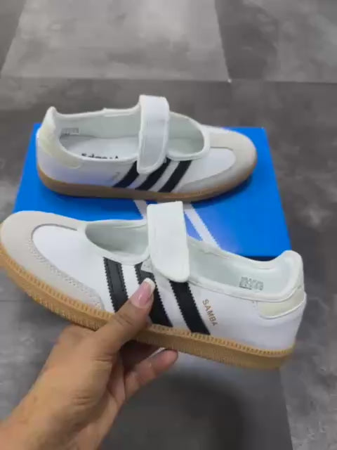 adidas Samba Jane White Black Gum，
Size 36-41
170 dhs🇦🇪

Zain18
♥️♥️♥️