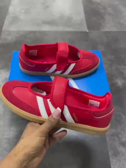 adidas Samba Jane Scarlet White Gum，
Size 36-41
170 dhs🇦🇪

Zain18
♥️♥️♥️