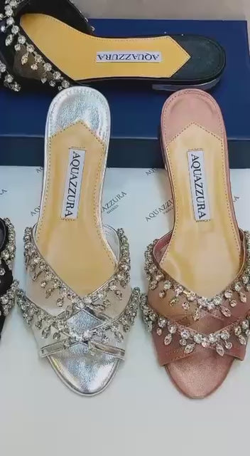 AQUAZZURA 
SIZE 36-41 AVAILABLE 
150 dhs🪙🌨️
          GOOD QUALITY 😍

Zain88
♥️♥️♥️