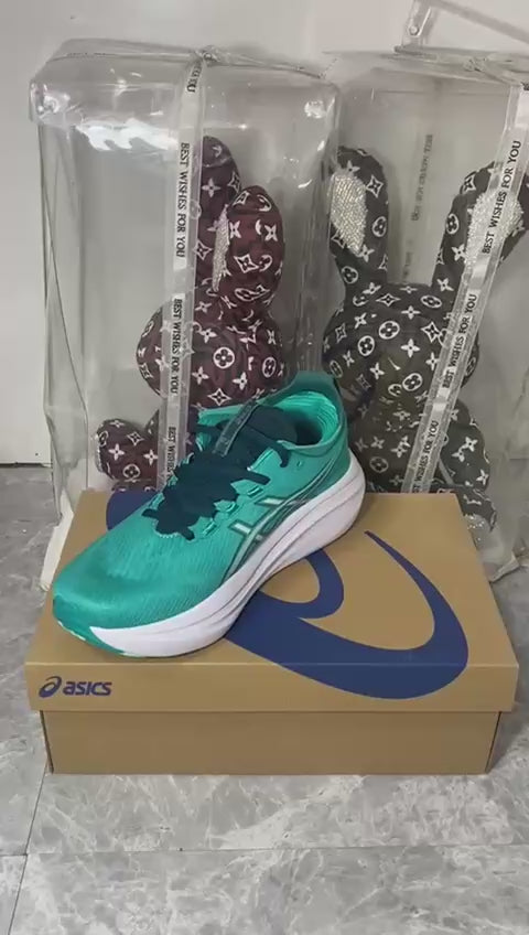 ASICS GEL-NIMBUS 27 ‘WAVE TEAL/SAXON GREEN’
40-45 AVAILABLE 🤩
200 dhs🪙🌨️

Zain242
♥️♥️♥️