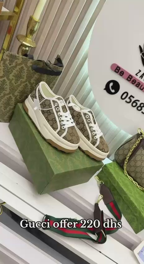 Gucci offer 🎁

220 dhs 🇦🇪 

Bag with box

Shoes with box ( high quality ❤️‍🔥)

Zain18540

♥️♥️♥️