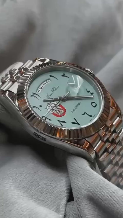 Louis Hilano watch for men 
( UAE SPECIAL EDITION) 
260 dhs🪙💚

Zain59
♥️♥️♥️