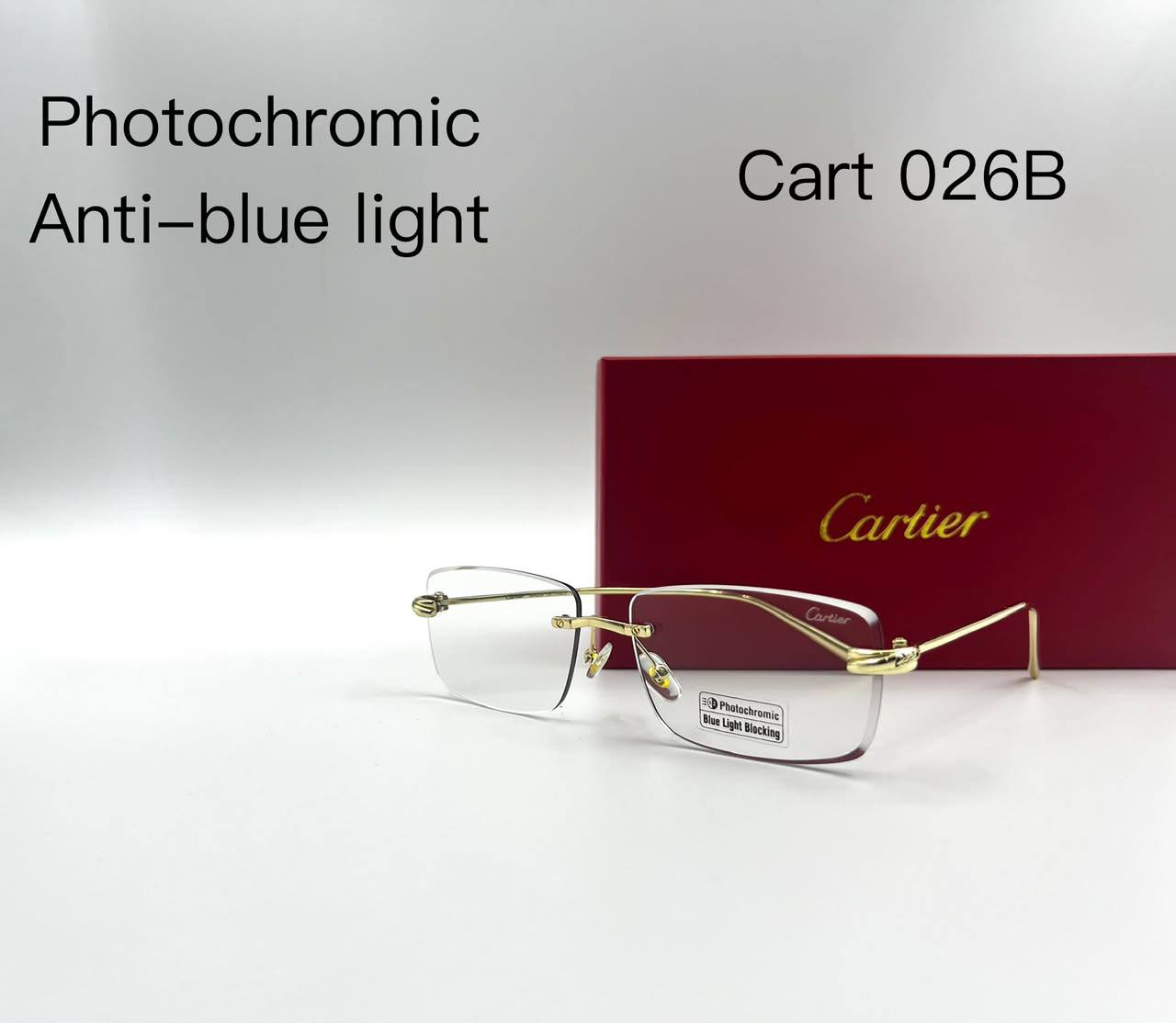 Cartier💥*
Photochromic & Anti-blue light 
Sunglasses 🕶️ 
good quality 💯
With master box 🗃️ 
50 dhs✅

Zain273
♥️♥️♥️