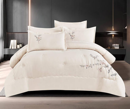 New collection ✅✅✅✅
Embroidered 🪡🪡🪡
100 % cotton 
Comfort set 
King size comfort 6pcs set 
170 dhs💓

Zain99
 ♥️♥️♥️