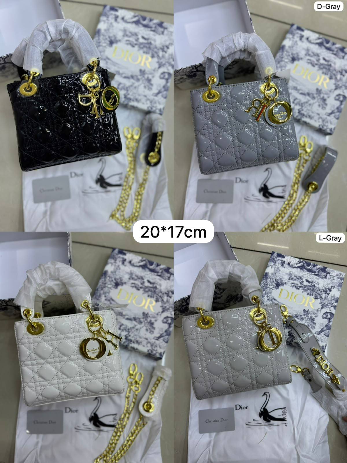 Lady  Dior 

1️⃣ First Quality +🎁

Size: 20 * 8 * 17 cm
90 dhs🇦🇪🇦🇪

with Box🎁

Zain115 
♥️♥️♥️