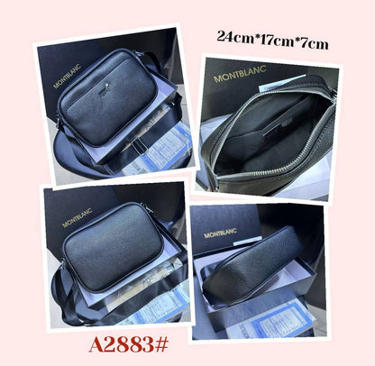 MONTBLANC 
SLING BAG NEW CAME GOOD QUALITY 

WITH BOX 
🎁🎁🎁

75 dhs✅

Zain39
♥️♥️♥️