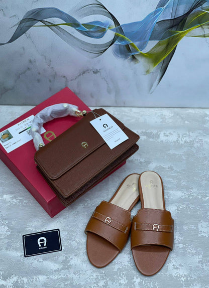 Aigner 
shoes and bag set

170 dhs❣️

Zain175
♥️♥️♥️