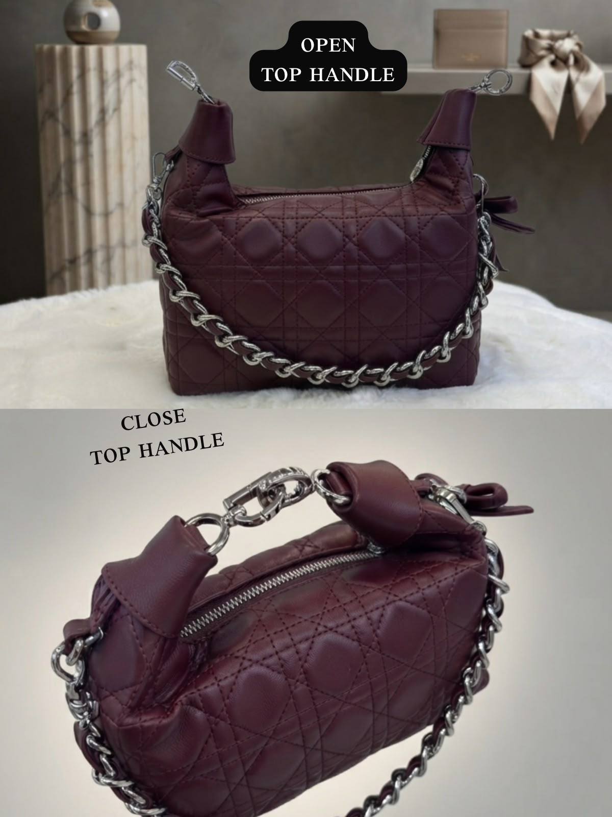 Dior
Cʀɪsᴛɪᴀɴ ᴅɪᴏʀ ᴛᴏᴘ ʜᴀɴᴅʟᴇ
ᴡɪᴛʜ ᴅᴇsɪɢɴ ᴄʜᴀɪɴ/ ʟᴏɴɢ sᴛʀᴀᴘ
ᴡɪᴛʜʙᴏx 
ᴅᴇᴄᴏʀᴀᴛɪᴠᴇ ᴍᴇᴛᴀʟ ᴅɪᴏʀ
sɪᴢᴇ:21ᴄᴍ
ʟᴇᴀᴛʜᴇʀ/ᴄᴀɴᴠᴀs ᴍᴀᴛᴇʀɪᴀʟ
120 dhs✅

Zain56
♥️♥️♥️