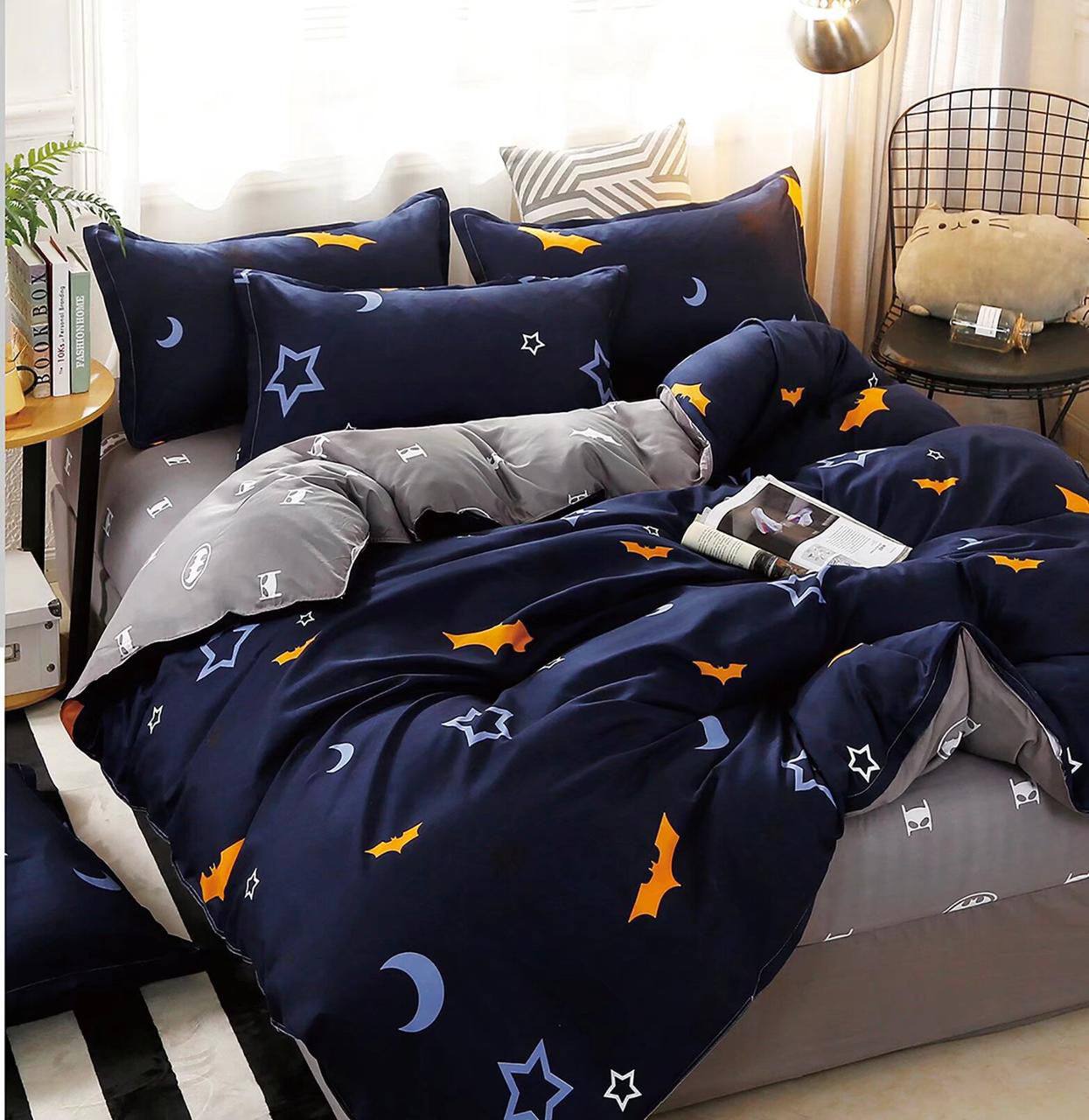 Comfort set
Single 4pcs set
1 comfort 
1 bedsheets 
2 pillowcases 
100 dhs✅

Zain99
♥️♥️♥️