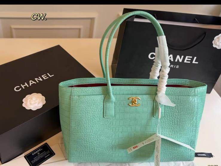 Chanel 
Bag Crocodile 
embossed calfskin
with gold hardware
Master quality 

39cm 
with box
330 dhs🇦🇪🇦🇪

Zain95 
♥️♥️♥️