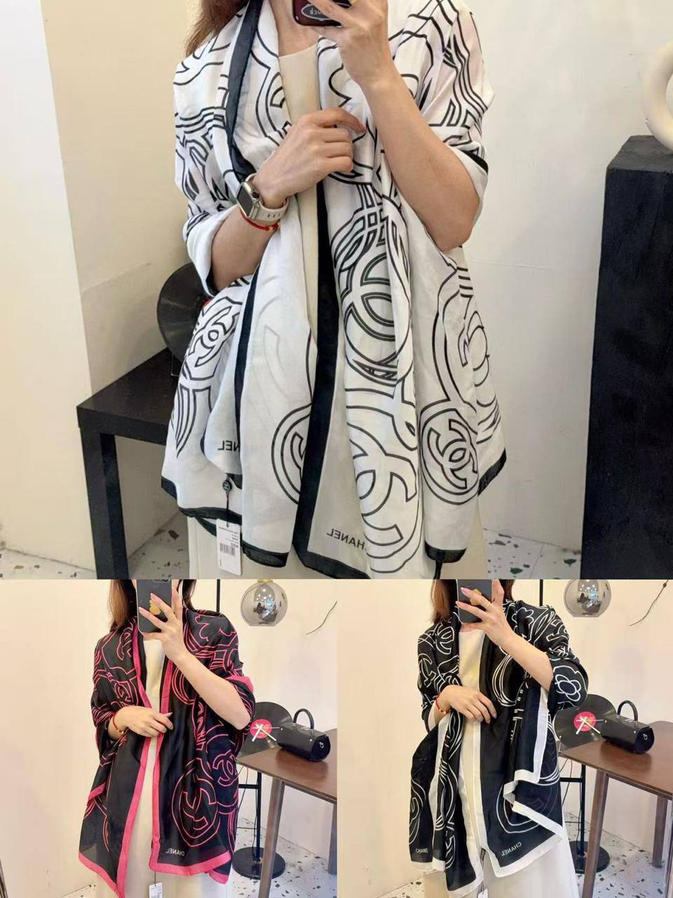 Silk scarf 
40 dhs❣️

Zain93
♥️♥️♥️