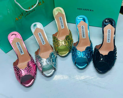 AQUAZZURA 9CM
HIGH QUALITY 💯
Size 36-37-38-39-40-41

130 dhs🇦🇪🇦🇪

Zain21
♥️♥️♥️