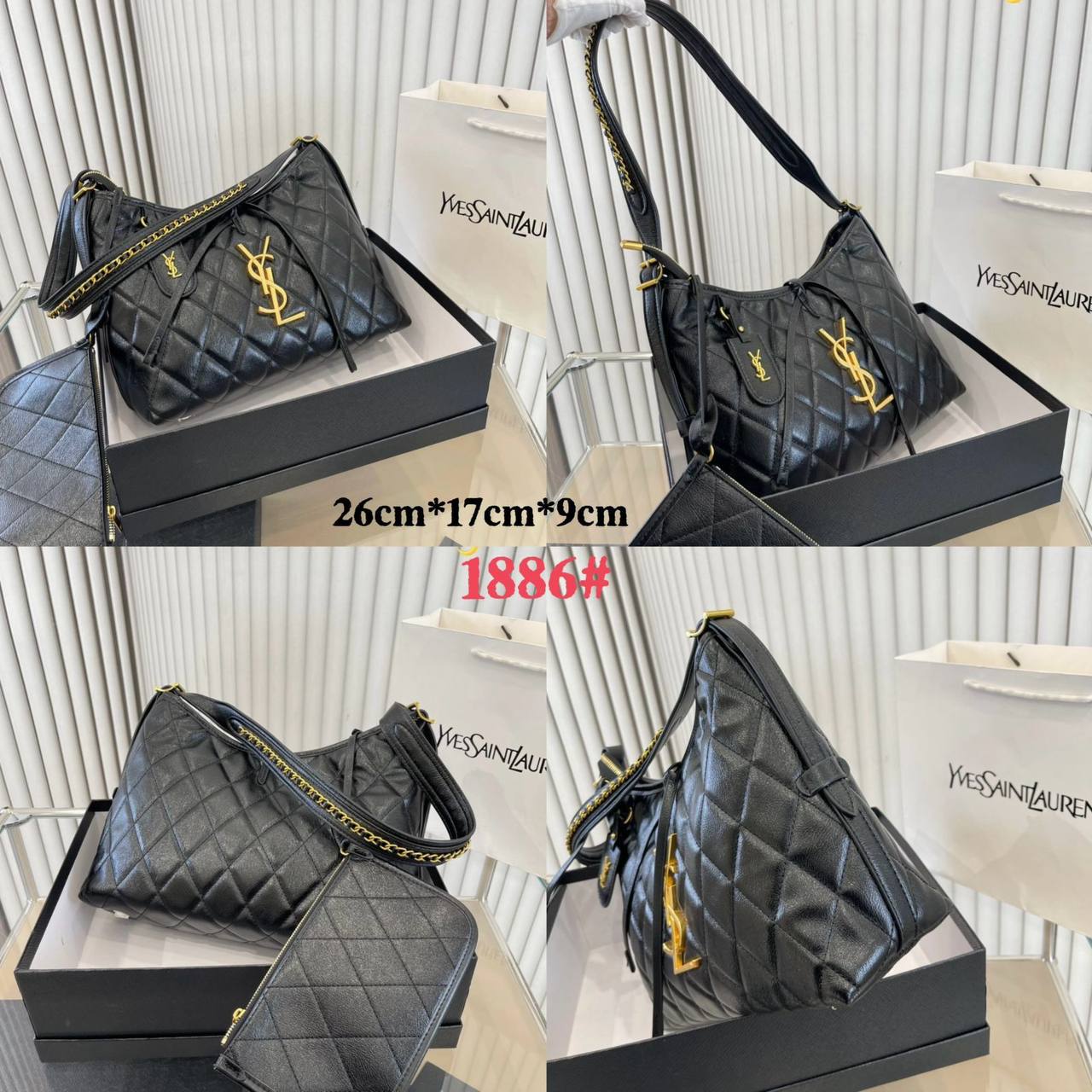 YSL 
 GOOD QUALITY 

WITH BOX 
🎁🎁🎁

95 dhs✅

Zain39
♥️♥️♥️