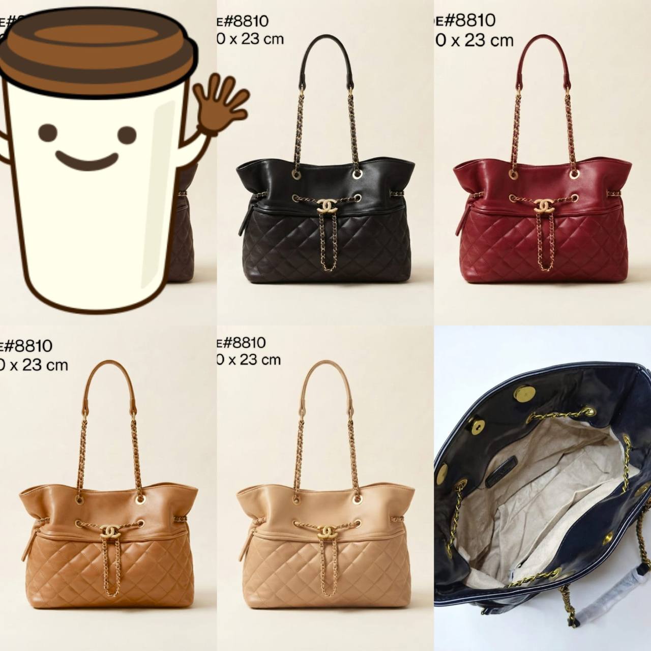 Chanel ʙᴜᴄᴋᴇᴛ
sʜᴏᴜʟᴅᴇʀ ᴅʀᴀᴡsᴛʀɪɴɢ ʙᴀɢ
ǫᴜɪʟᴛᴇᴅ ᴄᴀʟғsᴋɪɴ
ᴛᴡɪsᴛ  ᴄʜᴀɪɴ ᴘʀᴇss ʟᴏᴄᴋ
ɢᴏʟᴅ ʜᴀʀᴅᴡᴀʀᴇ
sɪᴢᴇ : 32 cm

75 dhs💓

Zain31
♥️♥️♥️