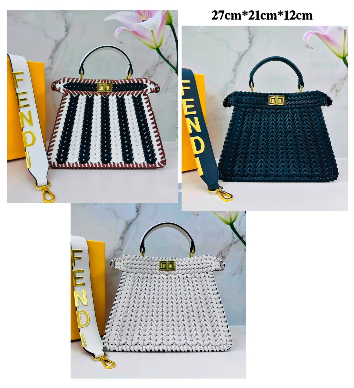 FENDI 

COPY ONE 
 WITH BOX 
🎁🎁🎁

180 dhs✅

Zain295
♥️♥️♥️