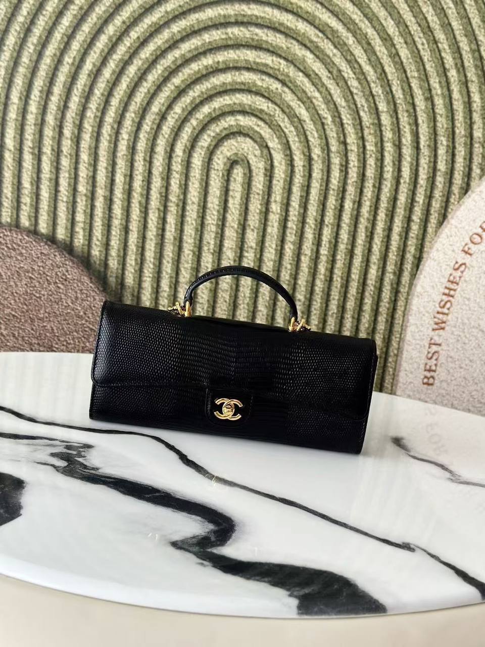 Chanel Lizard Calfskin Embossed Clutch With Chain✅*
⁠*size 25 cm*
For Price 👇 WhatsApp✅
0568585901 
0507557372
0552275751 Owner Zain 👌

Zain274
♥️♥️♥️