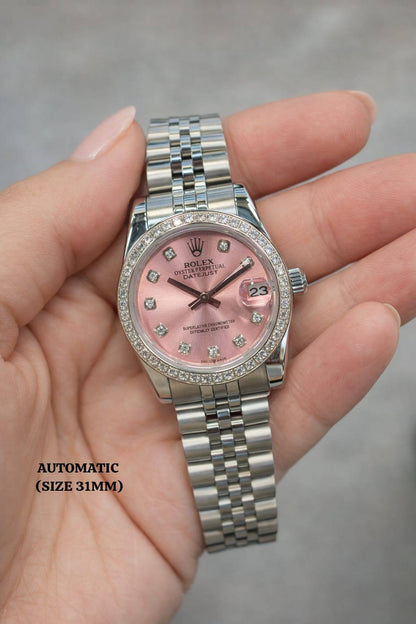 Rolex watch for ladies good quality automatic 
230 dhs❣️
size 31mm

Zain59
♥️♥️♥️