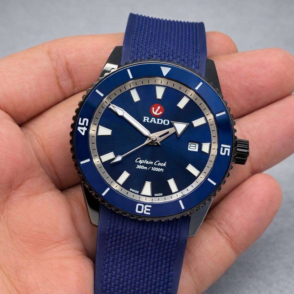 Rado Captain Cook watch for men good quality 
260 dhs👑
automatic

Zain59
♥️♥️♥️