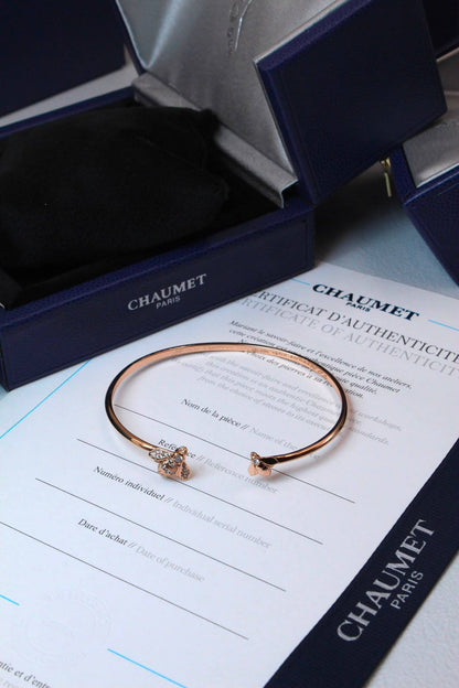 CHAUMET
* ⁠↗️ *Super Master Quality ®️
* BEE DE CHAUMET  Set
* ⁠PENDANT , EARINGS 
* ⁠BANGLE 
Champn Gold Color
Necklace 90 dhs✅
earings   90 dhs✅
Bangle 90 dhs✅
Full set 

*270 dhs✅* with *Normal* Box
*350 dhs✅* with *Orignal* Packaging

Zain209
♥️♥️♥️