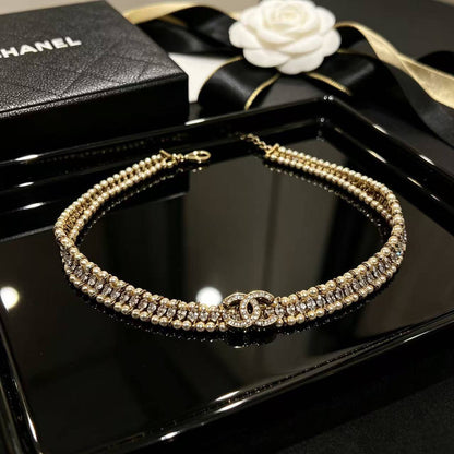 Chanel set
Choker necklace 
Bracelet 
Master quality 🪎

145 dhs🇦🇪🇦🇪  normal box 📦

Zain48
♥️♥️♥️