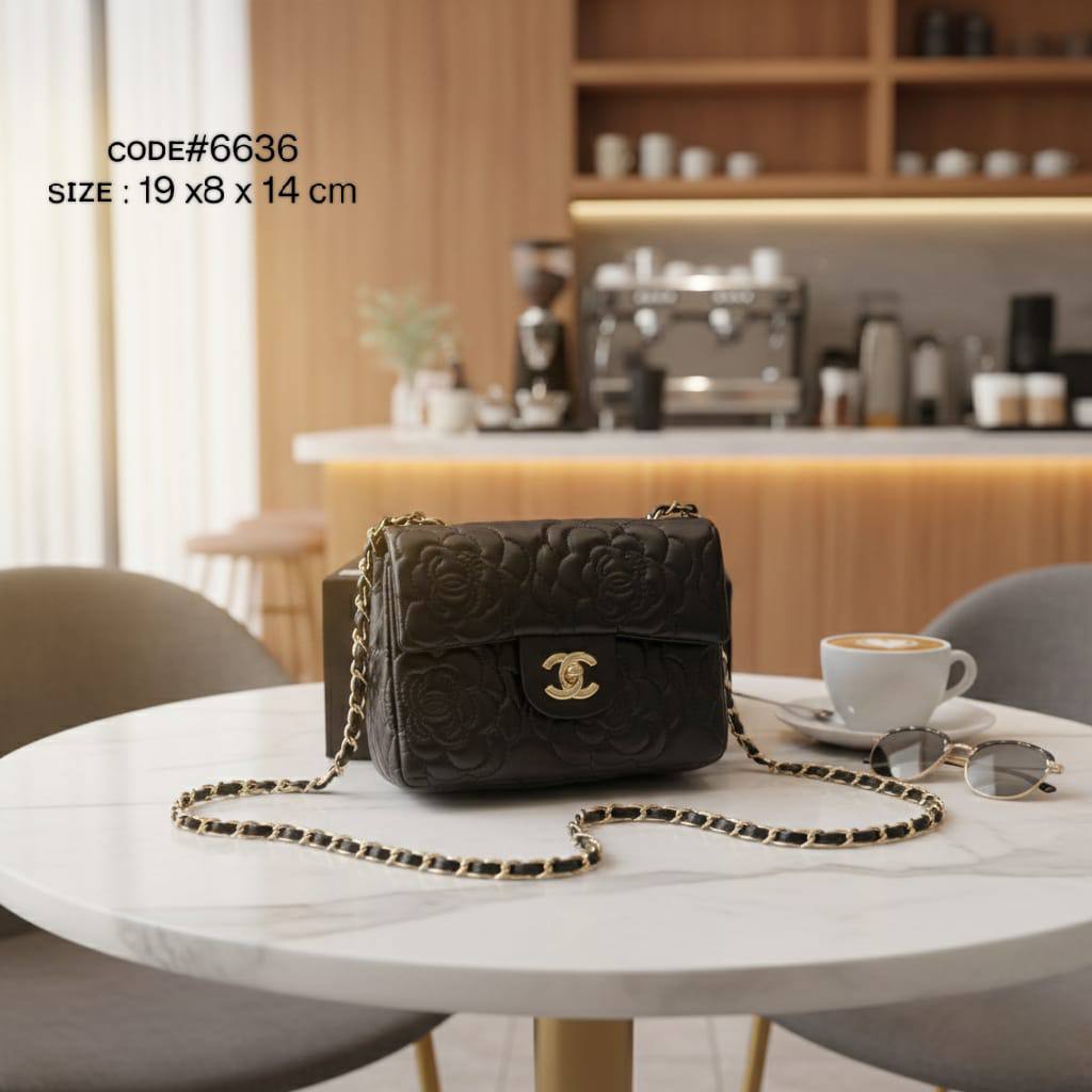 CHANEL ᴄᴀᴍɪʟʟɪᴀ
ᴇᴍʙʀᴏɪᴅᴇʀʏ ᴅᴇsɪɢɴ
ғʟᴀᴘ ᴍɪɴɪ ʙᴀɢ
ʟᴀᴍʙsᴋɪɴ ʟᴇᴀᴛʜᴇʀ ᴍᴀᴛᴇʀɪᴀʟ
ɢᴏʟᴅ ᴄʜᴀɪɴ ʜᴀʀᴅᴡᴀʀᴇ
sɪᴢᴇ : 19 cm
ᴡɪᴛʜ BOX
🎁🎁🎁

70 dhs🪙💚

Zain31
♥️♥️♥️