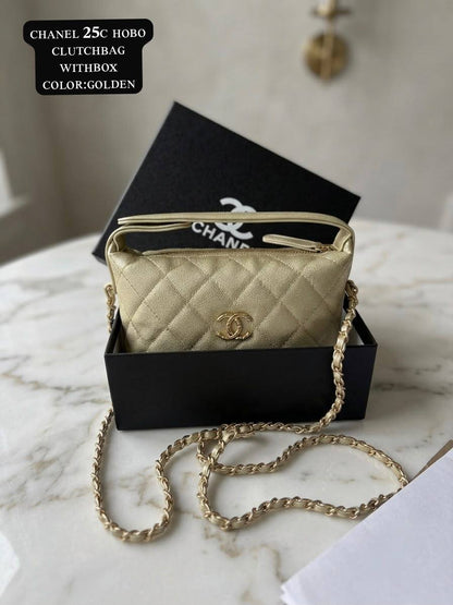 Chanel 𝟐𝟓ᴄ ʜᴏʙᴏ sᴍᴀʟʟ
 ᴄʟᴜᴛᴄʜ ʙᴀɢ  ʟᴏɴɢ ᴄʜᴀɪɴ
ɢᴏʟᴅ ʜᴀʀᴅᴡᴀʀᴇ
ᴛᴏᴘ ʜᴀɴᴅʟᴇ ᴇʟᴇɢᴀɴᴄᴇ
ᴡɪᴛʜʙᴏx🎁🎁🎁

ᴄᴀᴠɪᴀʀ ᴍᴀᴛᴇʀɪᴀʟ
95 dhs✅

Zain56
♥️♥️♥️