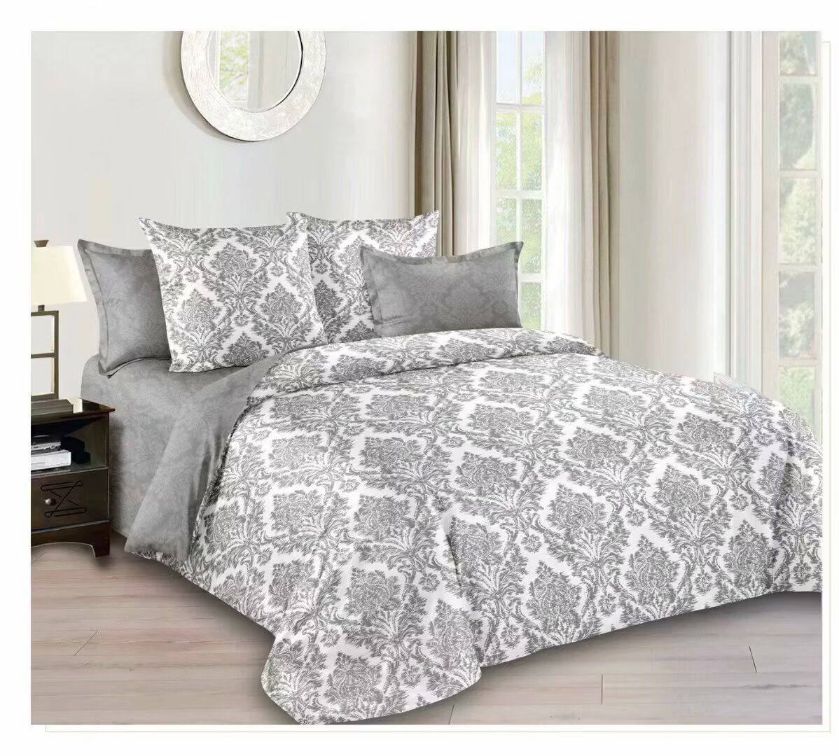 New collection 🌹🌹🌹
Give you best life 💥💥💥
Comfort set 
King size comfort 6pcs set 
1 comfort 
1 bedsheets 
4 pillowcases 
6pcs set
115 dhs🪙🌨️

Zain99
♥️♥️♥️