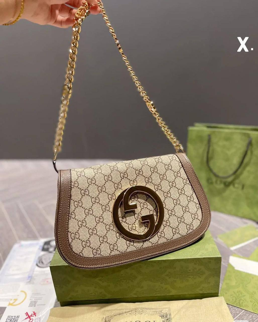 Gucci Ophidia
1️⃣ First Quality +🎁
Size: 25 ~ 23 * 13 cm
90 dhs✅
with box 🎁


Zain115
♥️♥️♥️