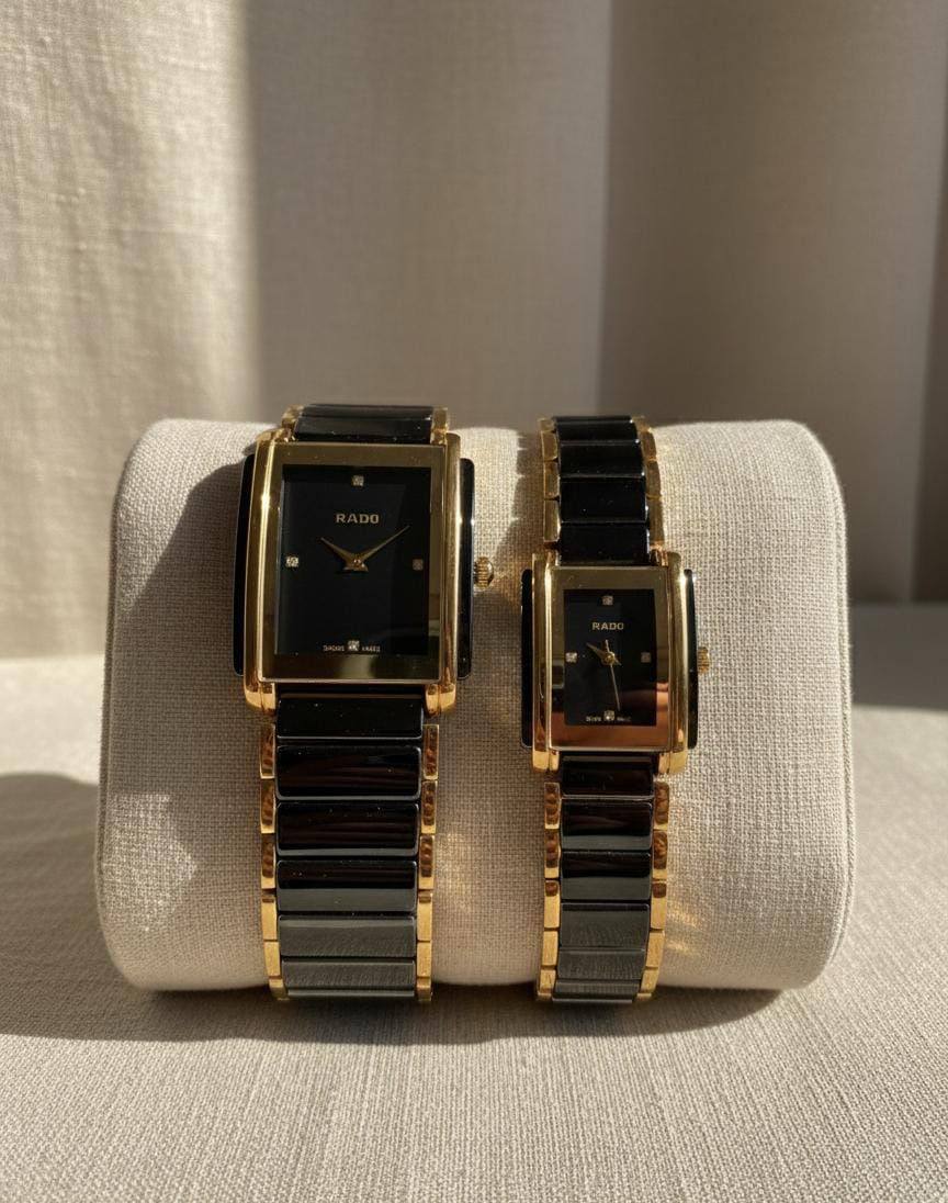 Rado couple set👫
210 dhs🪙🌨️
*Battery*

Zain29
♥️♥️♥️