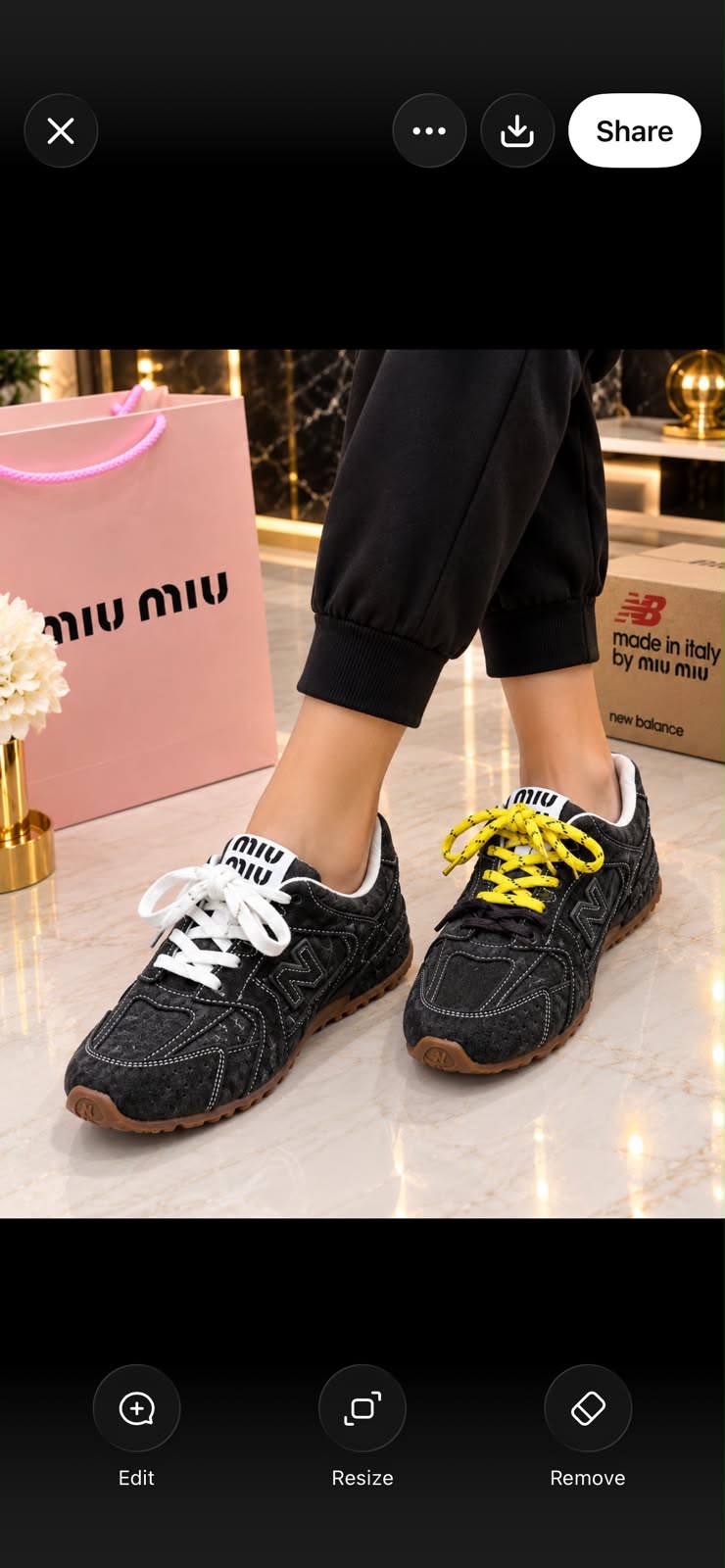 𝗡𝗘𝗪 𝗔𝗥𝗥𝗜𝗩𝗔𝗟𝗦😍😍

𝗠𝗜𝗨𝗠𝗜𝗨 𝗡𝗘𝗪 𝗕𝗔𝗟𝗔𝗡𝗖𝗘
💯high quality
Size 36-37-38-39-40-41
170 dhs🇦🇪🇦🇪🇦🇪

Zain21
♥️♥️♥️
