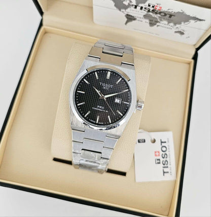 Tissot prx Men
*Battery*
65 dhs❣️

Zain29
♥️♥️♥️