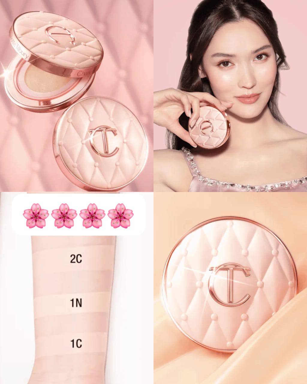 CHARLOTTE TILBURY CUSHION FOUNDATION
45 dhs✅

Zain01
♥️♥️♥️