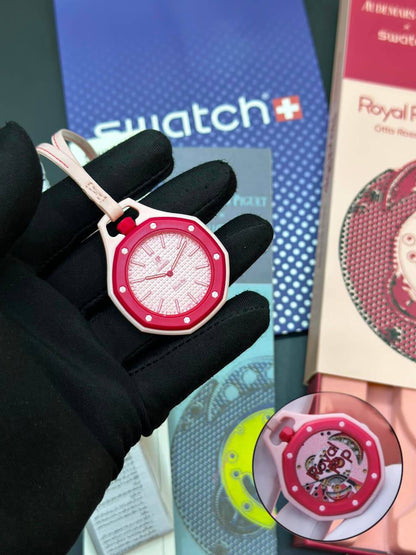 Swatch Royal pop good quality with box and papper bag and guarante card cataluck 
120 dhs🇦🇪🇦🇪

Zain59
♥️♥️♥️