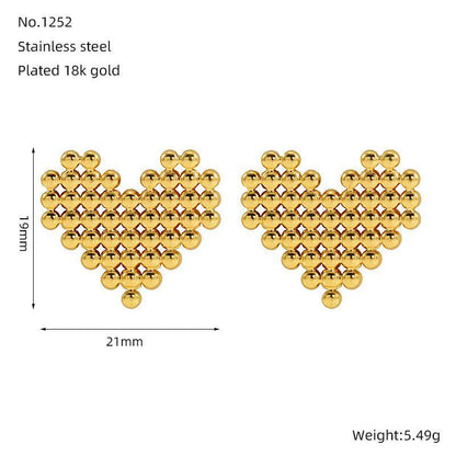 New arrival 
Stainless steel with 18k gold plated earrings 
Non tarnish 
20 dhs🪙🌨️

Zain242
♥️♥️♥️