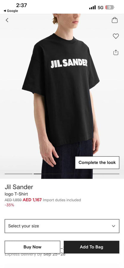 JIL SANDER❣️
SUPER MASTER QUALITY ✨
SIZE :S M L XL XXL
280 dhs🇦🇪🇦🇪🇦🇪

Zain327
♥️♥️♥️