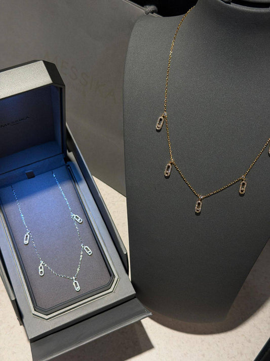 MESSIKA 🩶
* ⁠↗️ *Super Master Quality ®️*⬆️
* MOVE UNO PAVÉ DROP PENDANT CHOKER

95 dhs🪙🌨️*  with *Normal* Box & Bag
*230 dhs🪙🌨️* with *Original* Packaging 🎁

Zain106
♥️♥️♥️
