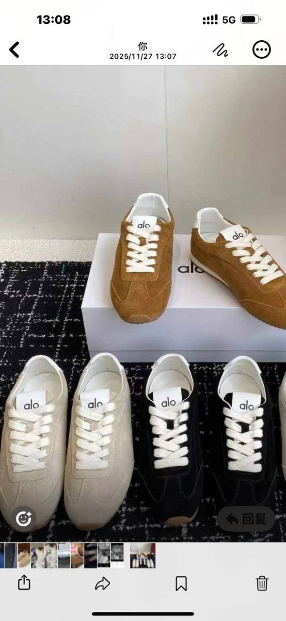 Alo Shoes
Good quality 
Size 36-42
170 dhs🪙🌺

Zain132
♥️♥️♥️