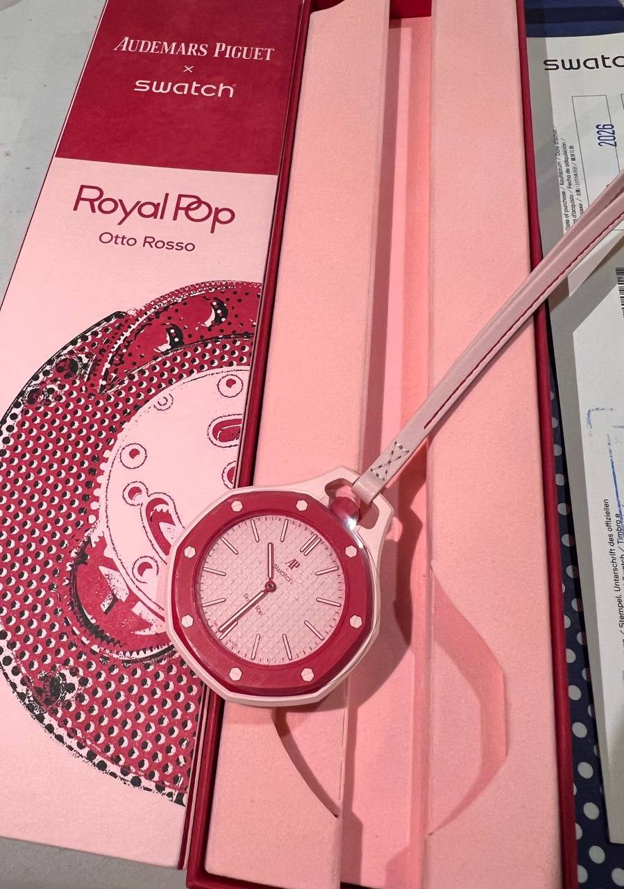 AP swatch Royal pop 🤩🤩
*Super Master quality*🔥
*Automatic*
*New arrival*🔥
*Available With box 
450 DHS💓*🤩🔥

Zain08
♥️♥️♥️