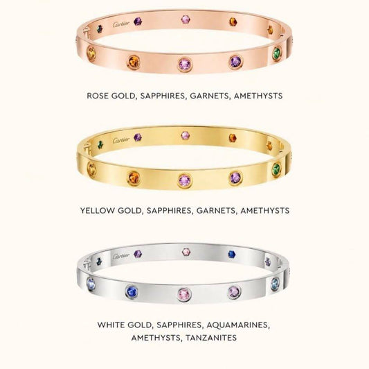 Cartier Love 
Bangle ✨
Size available 16, 17,18,19
Master quality 💯
With normal boxes 📦 
45 dhs✅

With master box 🗃️ 
95 dhs✅

Zain216
♥️♥️♥️