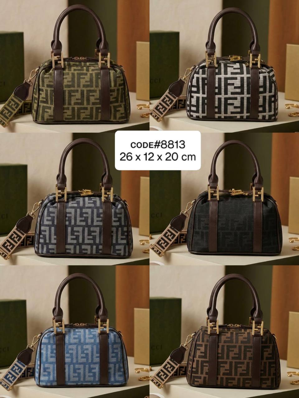FENDI ʙᴏsᴛᴏɴ ʙᴀɢ
FF ᴊᴀᴄǫᴜᴀʀᴅ ғᴀʙʀɪᴄ
ᴡɪᴛʜ ʟᴏɴɢ ᴛʀɪᴍ ʙᴇʟᴛ sᴛʀᴀᴘ
sɪᴢᴇ : 26 cm

75 dhs✅

Zain31
♥️♥️♥️